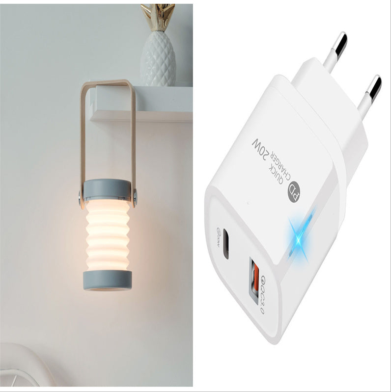 Foldable Touch LED Night Light – Dimmable, USB Rechargeable, Perfect for Reading & Home Decor