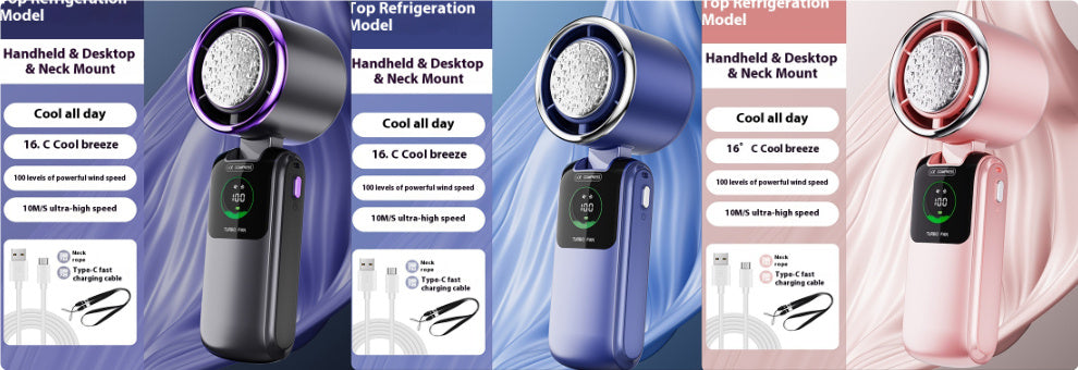 Cooling Neck & Handheld Fan