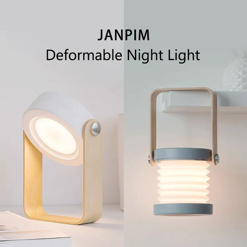 Foldable Touch LED Night Light – Dimmable, USB Rechargeable, Perfect for Reading & Home Decor